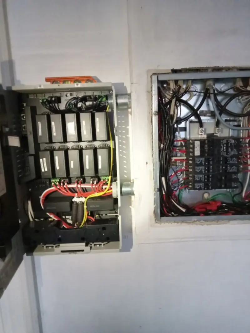 Electrical panel upgrade completed for Security Camera Wiring in North Sioux City
